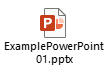 OLE object ppt icon